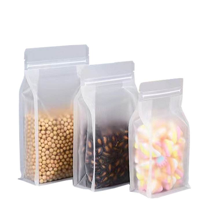 磨砂八邊封袋、透明八邊封手提包裝袋