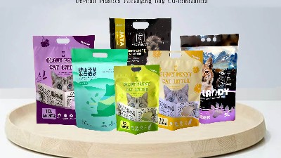 定制外文貓砂包裝袋廠家